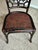 Oxblood Red Vintage Hollywood Regency Faux Bamboo Chippendale Side Chair For Sale - Image 8 of 12