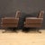 Set of Italian Skai Armchairs For Sale - Image 10 of 13
