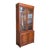 Spanish Large Pine Cupboard or Bookcase With Glass Vitrine, 19th Century For Sale