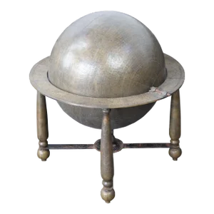 Late 20th Century Arte International Engraved Brass Islamic Celestial Globe on Stand