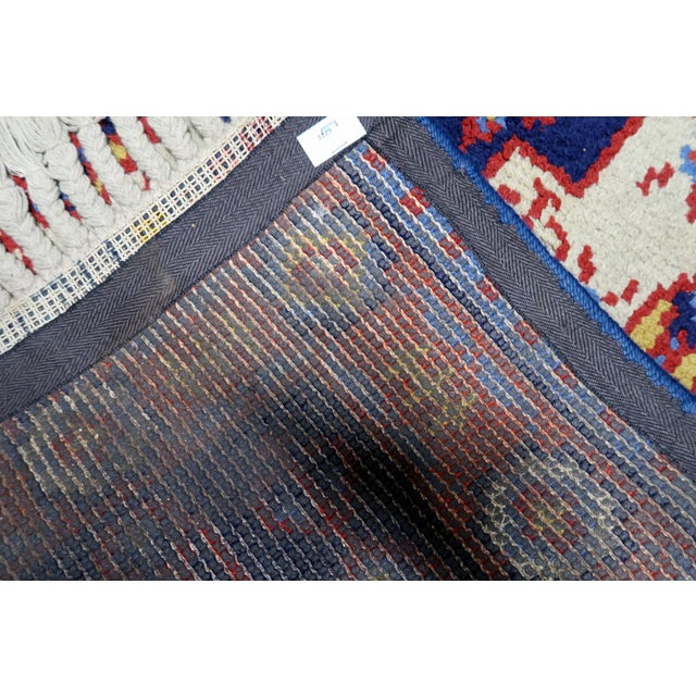 1950s 1950s, Vintage French Savonnerie Rug 3.1' X 5.8' For Sale - Image 5 of 13