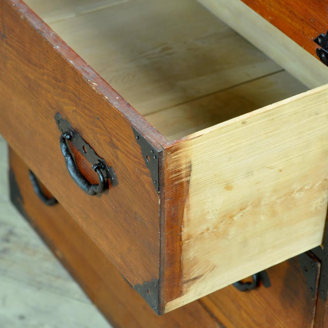 Late 19th Century Japanese Tansu Chest of Drawers, 1870s For Sale - Image 5 of 15