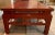 Wood Mid 20th Century Vintage Chinese Red Lacquer Coffee Table For Sale - Image 7 of 13