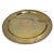 Asian Vintage Asian Etched Hammered Brass Tray For Sale - Image 3 of 6