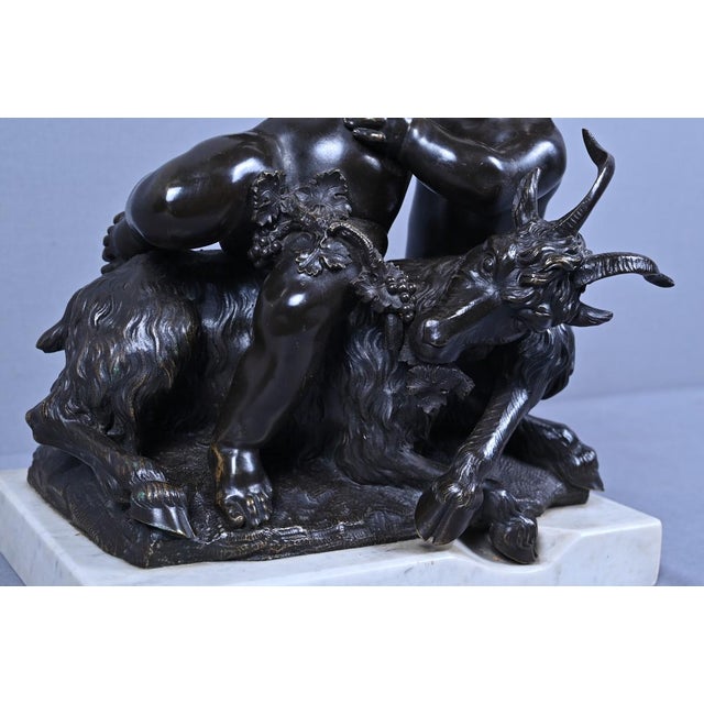 Metal After Clodion, The Childhood of Bacchus, Late 19th Century, Bronze For Sale - Image 7 of 18