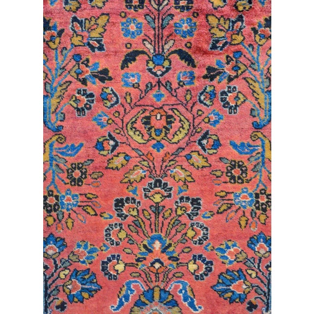1930s Early 20th Century Petite Sarouk Rug For Sale - Image 5 of 10