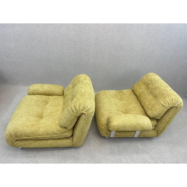 Yellow Mid-Century Modular 2-Seater Sofa by Kim Wilkins for G-Plan, Set of 2 For Sale - Image 8 of 18