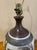 Mid 20th Century Sgraffito Pottery Lamp Folk Art Style Birds Antelope For Sale - Image 9 of 12