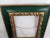 Vintage Gallerywall Green and Gold Gilt Wood 8 X 10 Picture Frame, Taiwan For Sale - Image 10 of 13