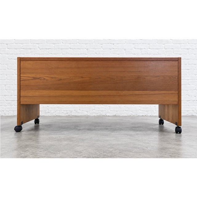 Mid Century Modern Danish Teak Desk by Denka, C. 1960’s For Sale - Image 12 of 14