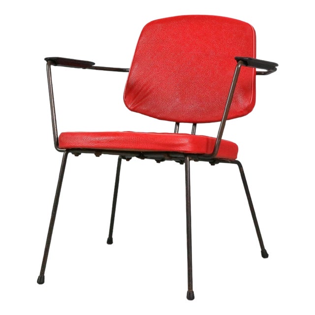 Armchair Model 5003 attributed to Rudolf Wolf, 1950s For Sale