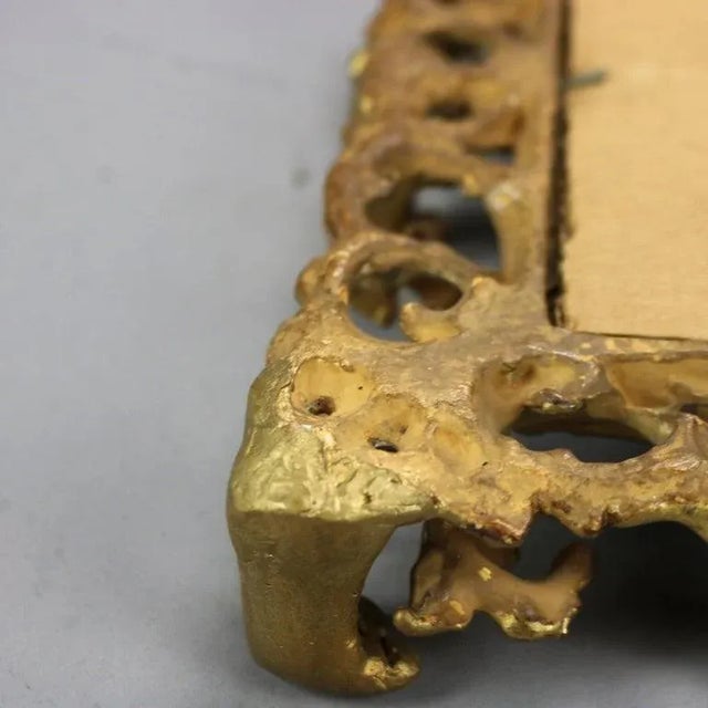 Antique Italian Enamel on Copper Portrait of Classical Woman in Giltwood Frame For Sale - Image 12 of 13