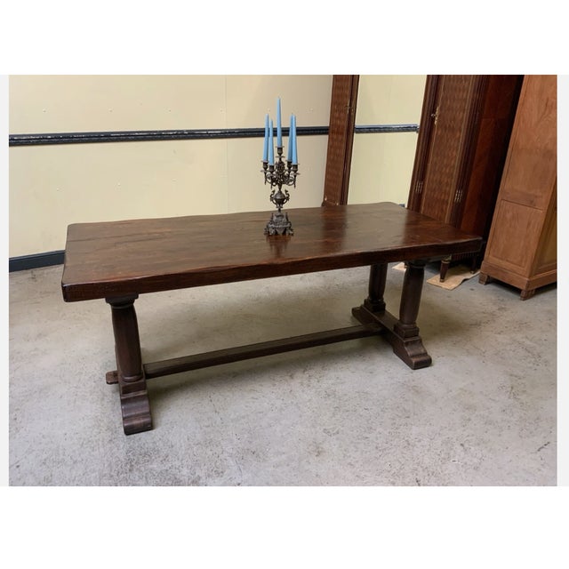 Vintage Monastery Table, 1940s For Sale - Image 6 of 14