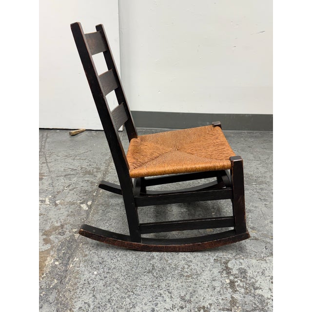 Gustav Stickley Model No. 305 Sewing Rocker, Antique For Sale In San Francisco - Image 6 of 12