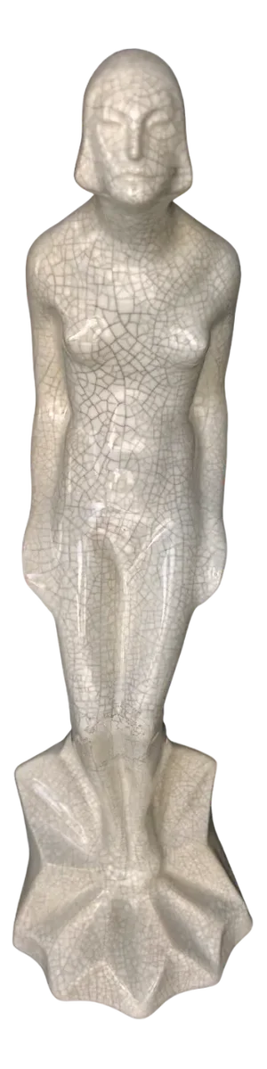 Art Deco Porcelain Female from Heubach Porzellan, Germany, 1925