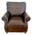 1990s Bernhardt Leather Recliner Club Chair For Sale