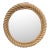 Midcentury Round Rope Mirror Adrien Audoux and Frida Minet For Sale