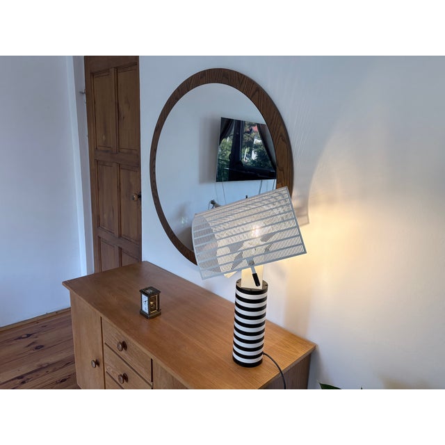 Vintage Scandinavian Wooden Mirror, 1960s For Sale - Image 9 of 12