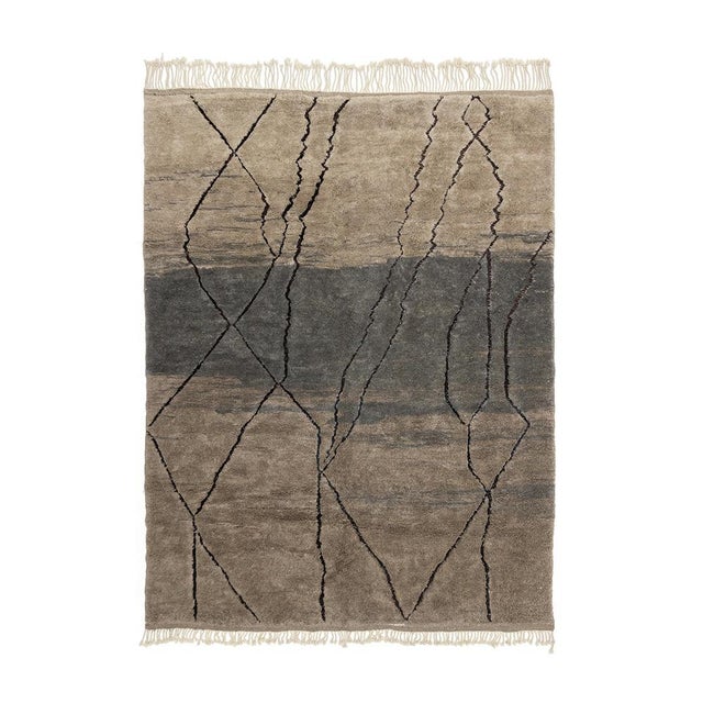 Hand-Knotted Wool Premium Rug by Azele Studio For Sale - Image 11 of 11
