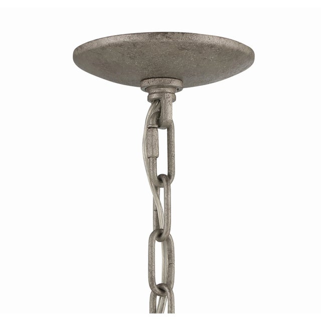 Bridgewater 3-Light Glass Statement Chandelier For Sale - Image 4 of 9