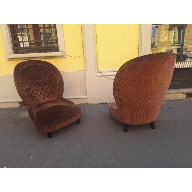 Vintage Lounge Chairs by Luigi Caccia Dominioni for Azucena, 2009, Set of 2 For Sale - Image 14 of 18
