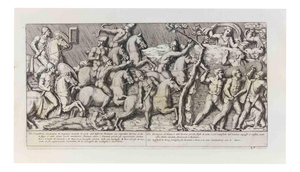 Pietro Bartoli, Scene from Trajan’s Dacian Campaigns, Etching, 1672