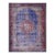 1970s Vintage Turkish Handmade Wool Cotton Blue Area Rug For Sale