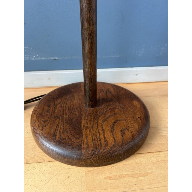 Vintage Wooden Mushroom Floor Lamp from Steinhauer For Sale - Image 10 of 11