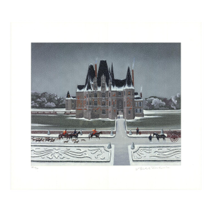 Michel Delacroix Chasse a Cour, 1998 - Signed