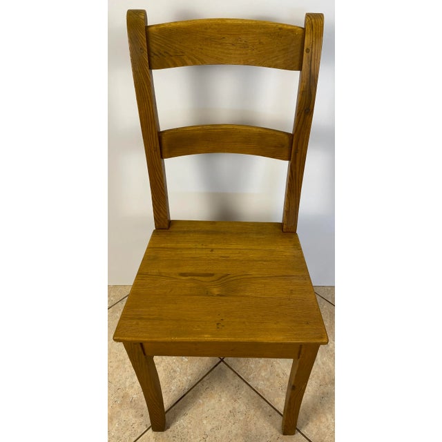 French Provincial Style Dining Chairs, Set of 5 Country French Wooden Dining Chairs. Elevate your dining space with this...