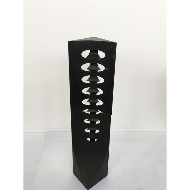 Vintage Bronze Abstract Sculpture by Roberto Vecchione, 1975 For Sale - Image 3 of 18