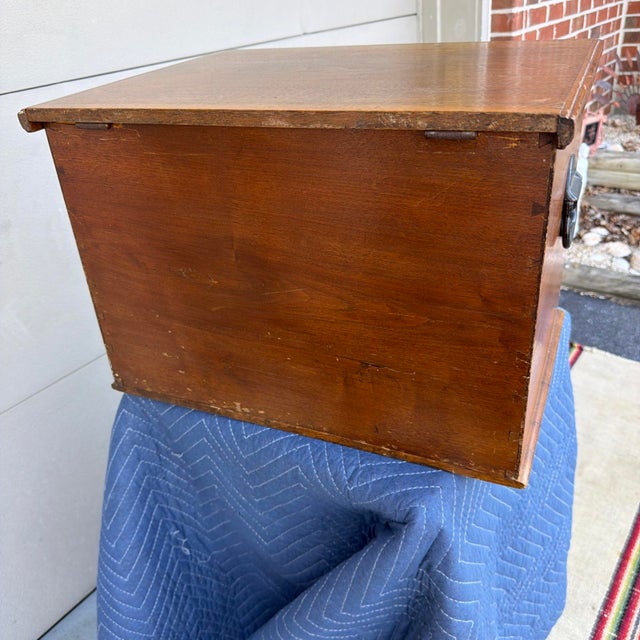 Antique Walnut Dovetailed Document or Storage Box, Pennsylvania, Circa 1850s For Sale - Image 10 of 18
