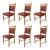 Henning Kjærnulf Attributed Oak Dining Chairs 1960s For Sale