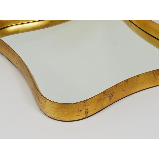 Austrian Gilt Wood Mirror by Max Welz Vienna, 1940s For Sale - Image 13 of 18