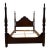 Thomasville King Size Mahogany Cherry Four Poster Bed For Sale