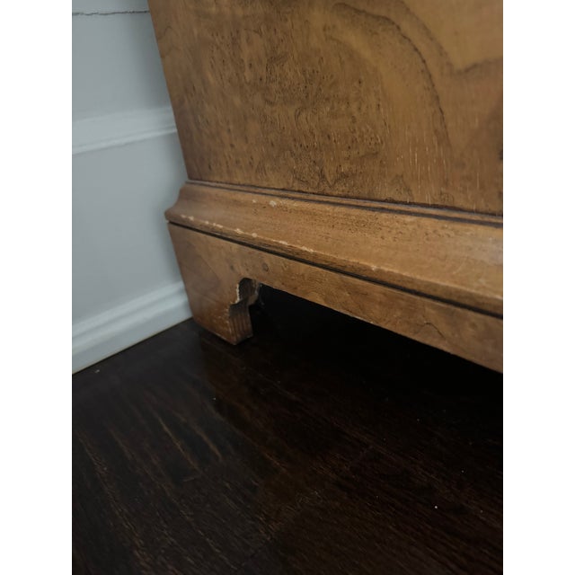 Late 20th Century Trouvailles Inc Burlwood Secretary Desk For Sale - Image 12 of 12