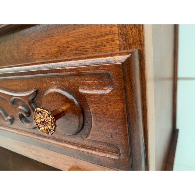 Wood Chest of Drawers, 1980s For Sale - Image 7 of 15