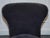 Vintage Richmond Desk or Dining Chair in Navy Velvet with Studs from Halo For Sale - Image 16 of 18