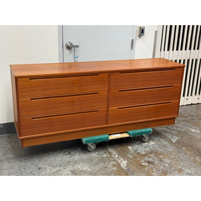 Nils Jonsson for Torring Møbelfabrik Six Drawer Dresser, Circa 1960's For Sale - Image 9 of 11