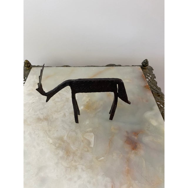 Vintage Late 20th Century Primitive Metal Elk For Sale In Denver - Image 6 of 8