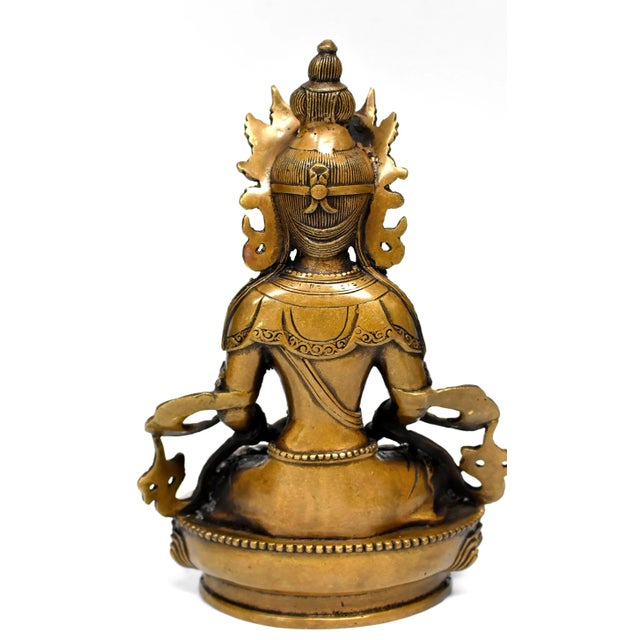 Tibetan Amitayus Buddha For Sale - Image 4 of 13