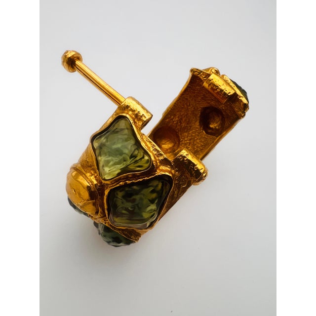 Yves Saint Laurent Cuff By Robert Goossens 1980 Paris For Sale - Image 10 of 12