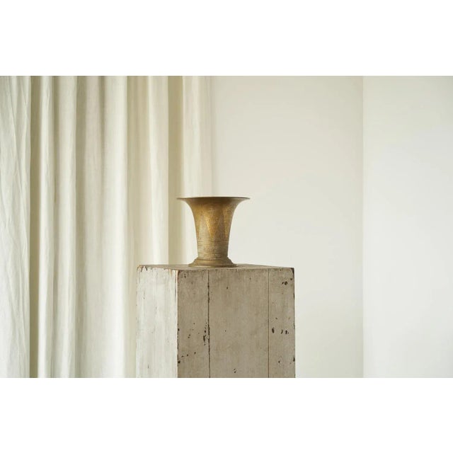 Metal Antique Intricately Decorated Vase in Hand Chased Copper, 1940s For Sale - Image 7 of 11