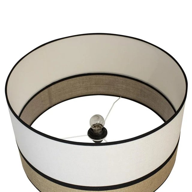 Mid-Century Table Lamp with Natural Leaf-Motifs, France, 1960s For Sale - Image 6 of 8