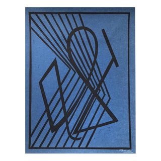 Cesar Domela, Untitled, 1966, Woodcut, Paper For Sale