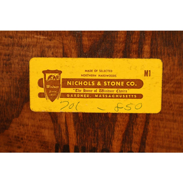 Nichols & Stone Set Of Four Windsor Dining Chairs For Sale - Image 14 of 18