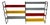 Large Modulair Wall System in Multicolor Metal from Tomado Holland, Netherlands, 1960s For Sale