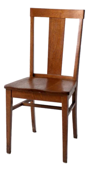 Antique Mission Style Oak Chair