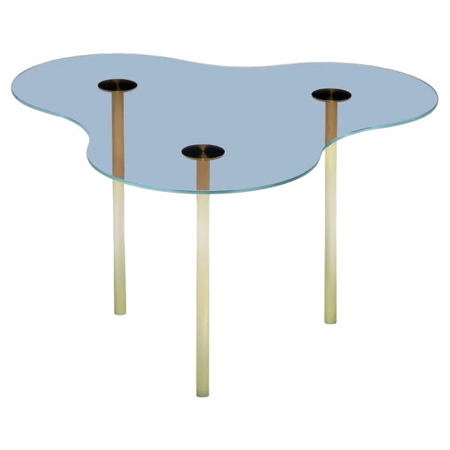 Glass Camo Coffee Table by Sebastian Scherer For Sale