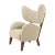 Set of 2 Beige Sahco zero smoked oak my own chair lounge chairs by Lassen. Dimensions: W 88 x D 83 x H 102 cm Materials:...